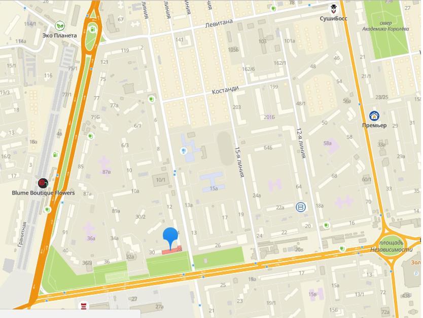 1-ная квартира по адресу Глушко 28 Одеса Екстер'єр фото